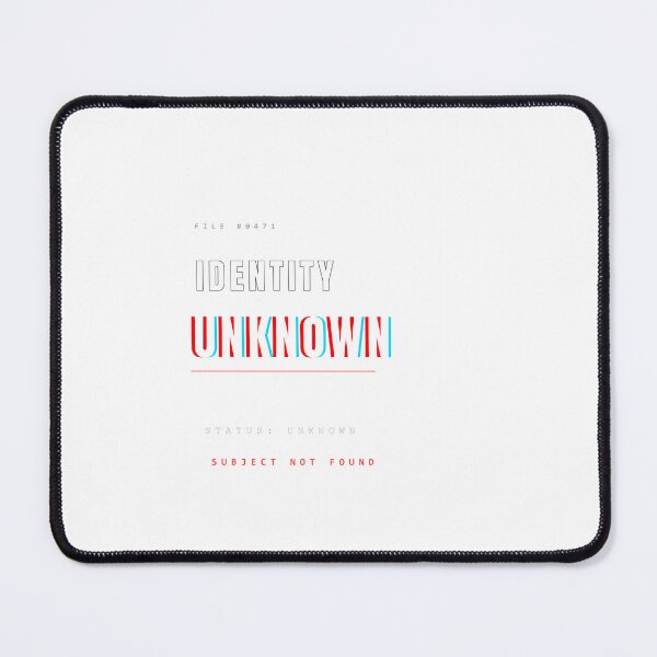 Item preview, Identity Unknown | Cyberpunk Glitch Typography designed and sold by HeartAndArtShop.