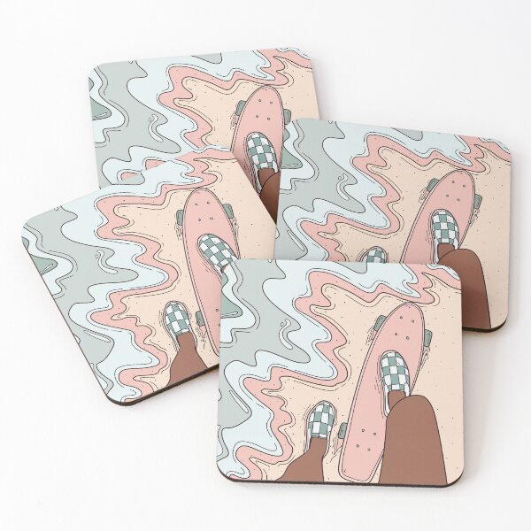 Item preview, Beach skateboarder designed and sold by Swadeillustrations.