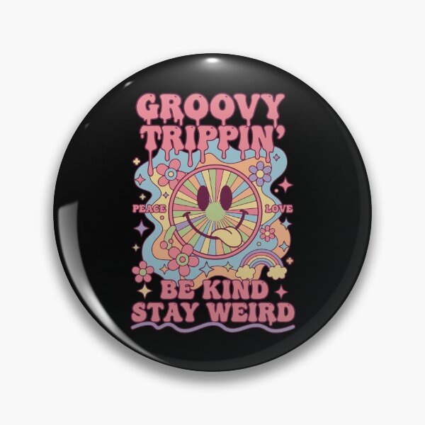 Item preview, Trippy Festival Groovy Trippin Stay Weird Hippie designed and sold by LuminOrb.