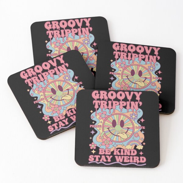 Item preview, Trippy Festival Groovy Trippin Stay Weird Hippie designed and sold by LuminOrb.