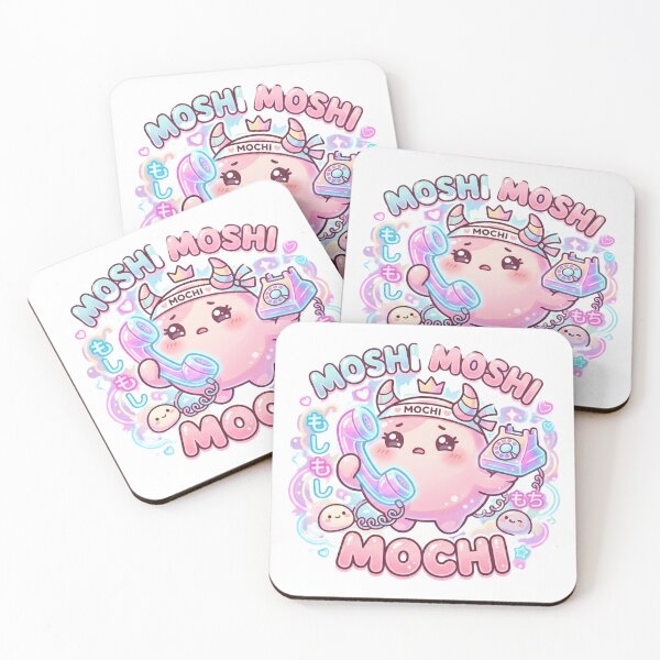 Item preview, Moshi Moshi Mochi Kawaii Pastel Art designed and sold by Shirt-Otakus.
