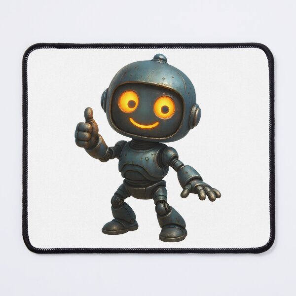 Item preview, Friendly Robot – Cute Happy Robot Design designed and sold by Yomere.