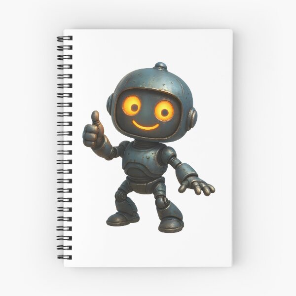Item preview, Friendly Robot – Cute Happy Robot Design designed and sold by Yomere.