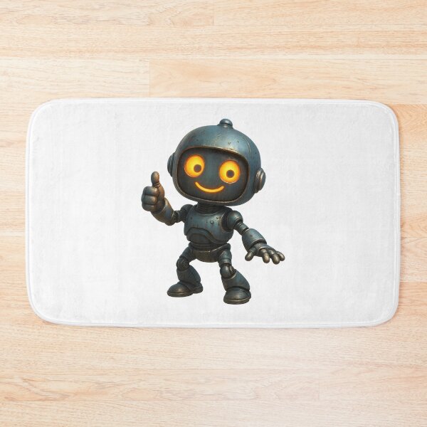Item preview, Friendly Robot – Cute Happy Robot Design designed and sold by Yomere.