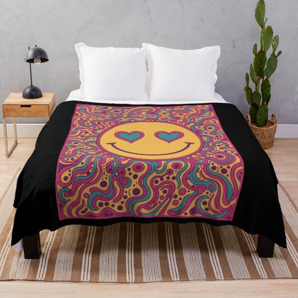 Item preview, trippy festival hippie mushroom tie dye rave designed and sold by LuminOrb.