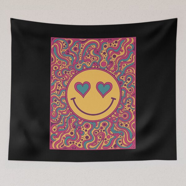 Item preview, trippy festival hippie mushroom tie dye rave designed and sold by LuminOrb.