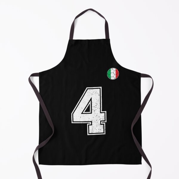 Item preview, Italy Soccer Number 4 Vintage Sports Fan designed and sold by RoyesButler.