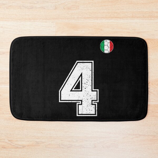 Item preview, Italy Soccer Number 4 Vintage Sports Fan designed and sold by RoyesButler.