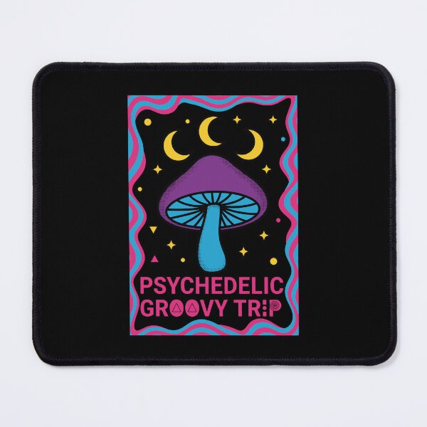 Item preview, trippy festival Hippie Mushroom Groovy Trip designed and sold by LuminOrb.