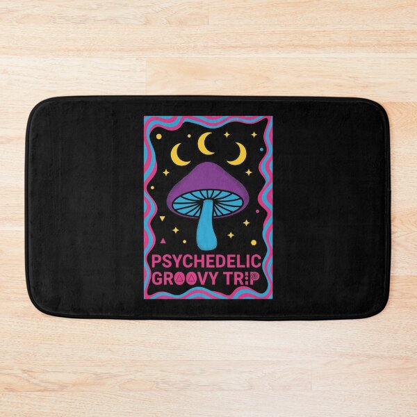 Item preview, trippy festival Hippie Mushroom Groovy Trip designed and sold by LuminOrb.