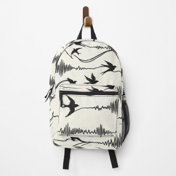 Item preview, The Emotional Frequency - Minimalist Soundwave & Birds Pattern designed and sold by InnerwayStudio.