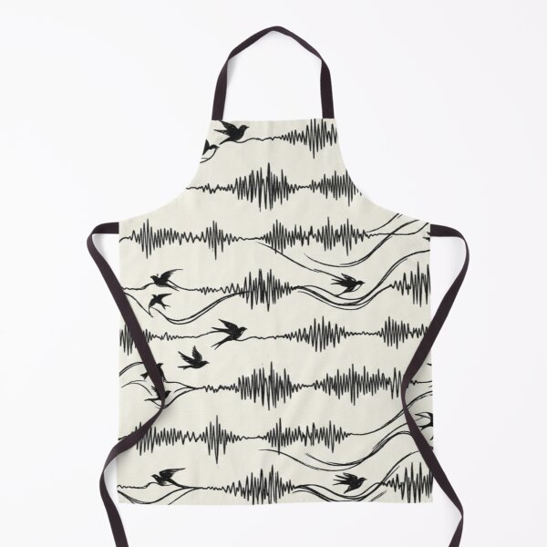 Item preview, The Emotional Frequency - Minimalist Soundwave & Birds Pattern designed and sold by InnerwayStudio.