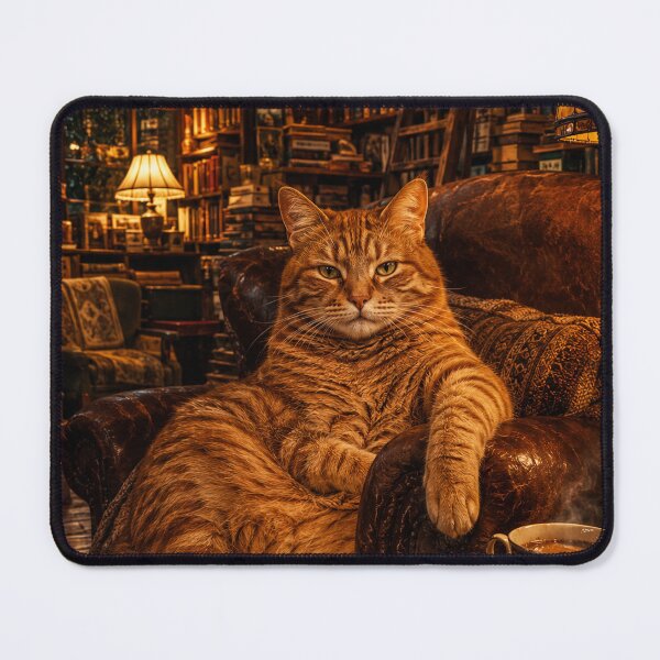 Item preview, "The Bookshop Cat  designed and sold by Bossygraphicske.