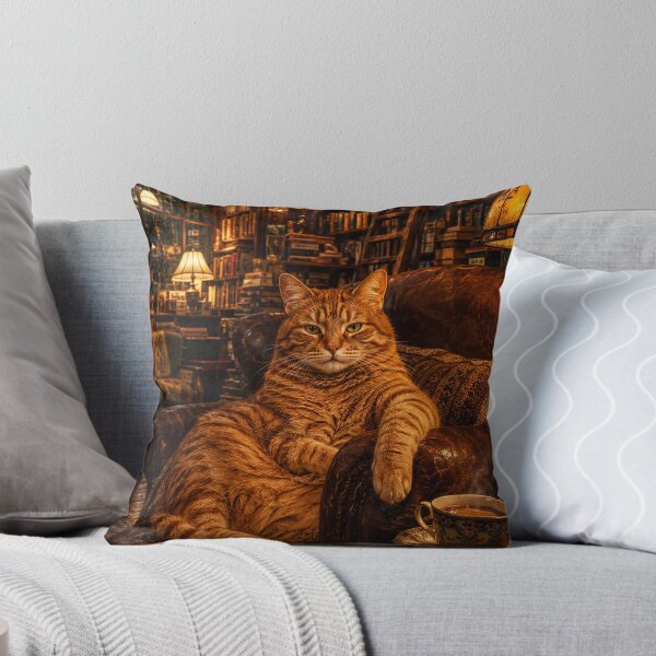 Item preview, "The Bookshop Cat  designed and sold by Bossygraphicske.