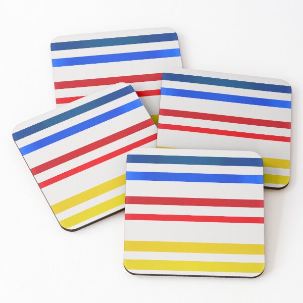 Item preview, Watercolor Primary Stripes  designed and sold by JaygiesDesign.