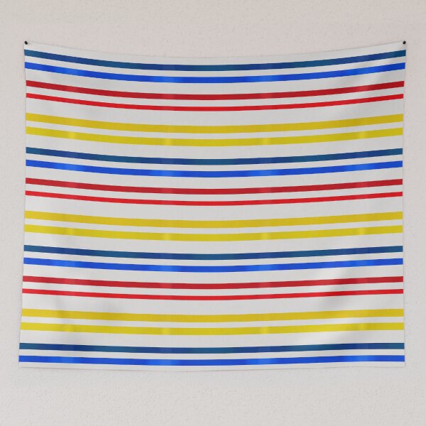Item preview, Watercolor Primary Stripes  designed and sold by JaygiesDesign.