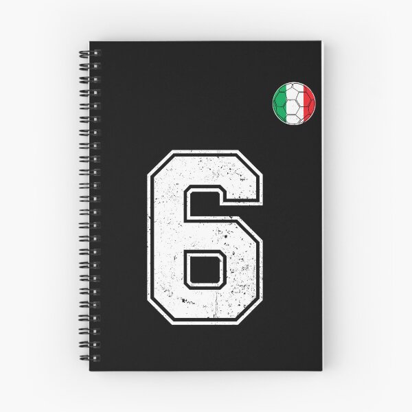 Item preview, Italy Soccer Number 6 Vintage Sports Fan designed and sold by RoyesButler.