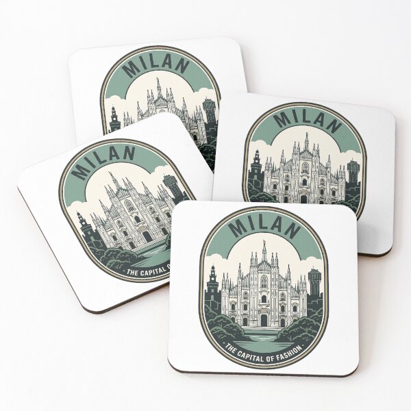 Item preview, Milan Italy Fashion Capital Vintage Travel Badge designed and sold by k3rstman1.