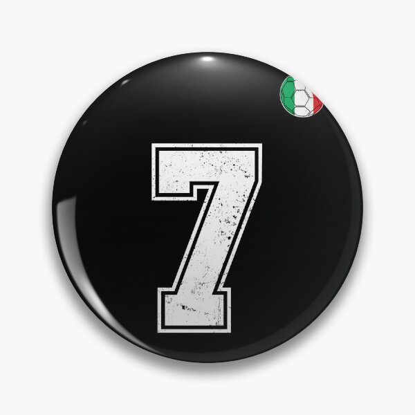 Item preview, Italy Soccer Number 7 Vintage Sports Fan designed and sold by RoyesButler.