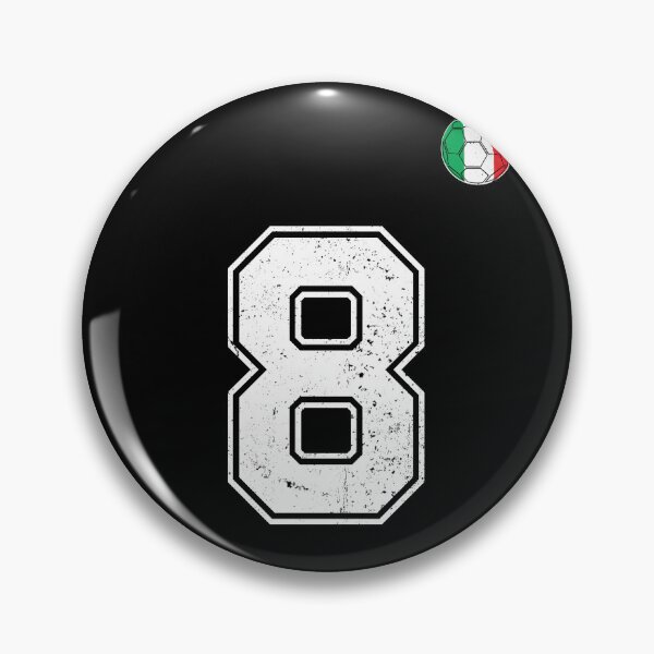 Item preview, Italy Soccer Number 8 Vintage Sports Fan designed and sold by RoyesButler.