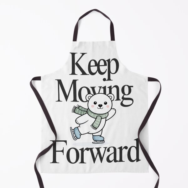 Item preview, Keep Moving Forward Cute Bear Illustration designed and sold by SoftAuraStudi0.