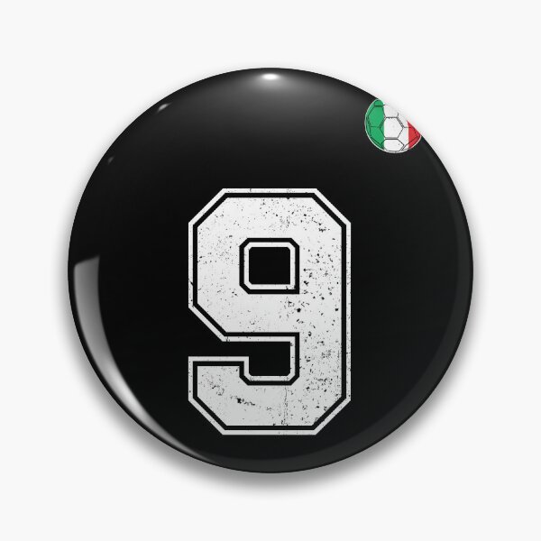 Item preview, Italy Soccer Number 9 Vintage Sports Fan designed and sold by RoyesButler.