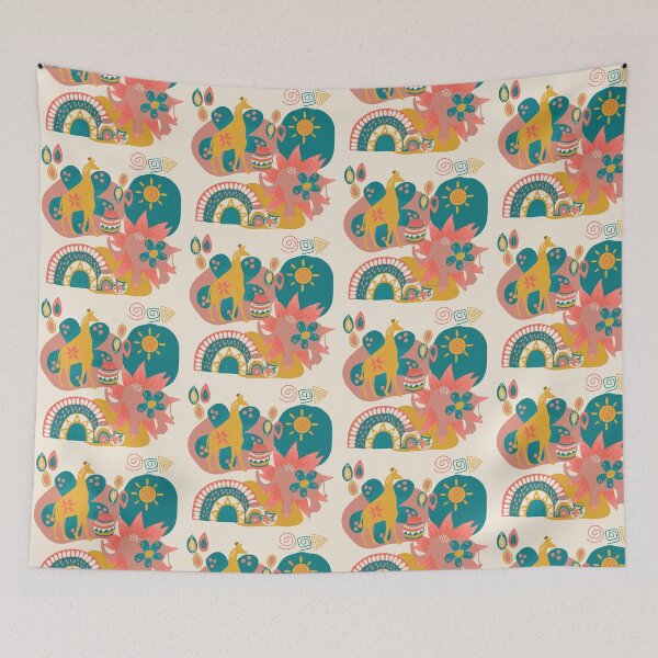 Item preview, Sunlit Wanderer - Afrohemian Sunshine designed and sold by Vicci Lou Illustration .