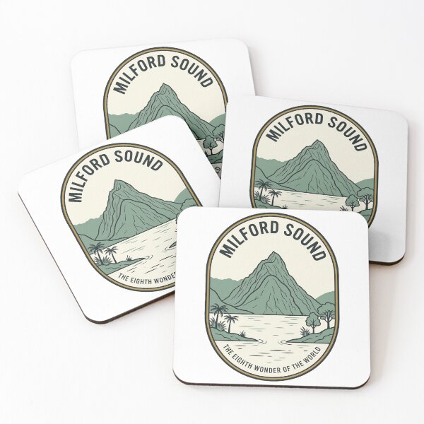 Item preview, Milford Sound New Zealand Vintage Nature Badge designed and sold by k3rstman1.