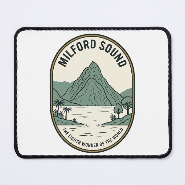 Item preview, Milford Sound New Zealand Vintage Nature Badge designed and sold by k3rstman1.