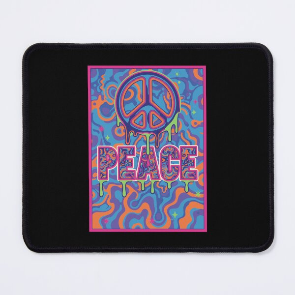 Item preview, Trippy Festival Peace Hippie Mushroom Tie Dye designed and sold by LuminOrb.