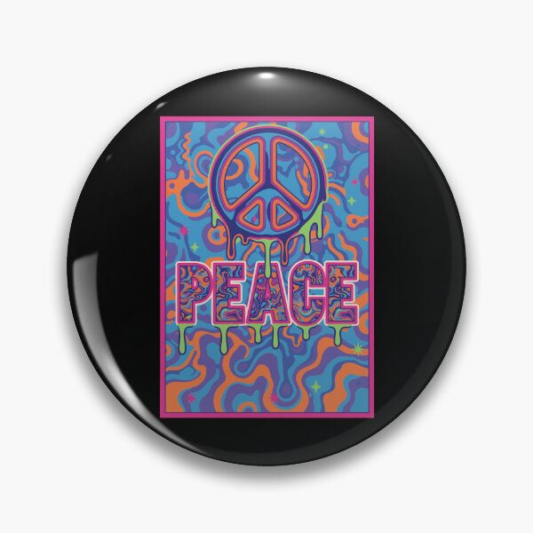 Item preview, Trippy Festival Peace Hippie Mushroom Tie Dye designed and sold by LuminOrb.