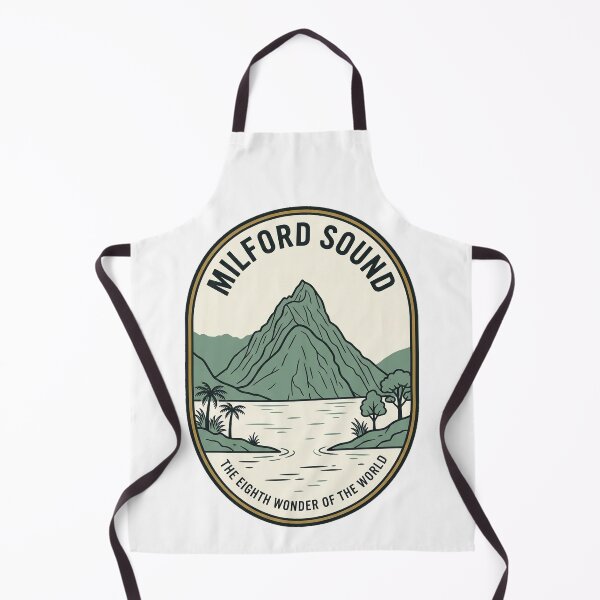 Item preview, Milford Sound New Zealand Vintage Nature Badge designed and sold by k3rstman1.