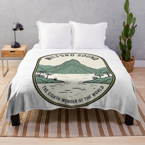 Item preview, Milford Sound New Zealand Vintage Nature Badge designed and sold by k3rstman1.