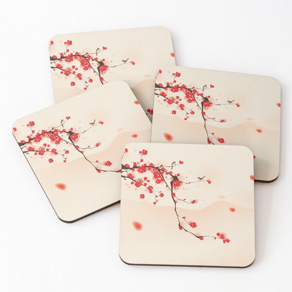 Item preview, Oriental Plum Blossoms in Bloom - 003 designed and sold by OriArtiste.