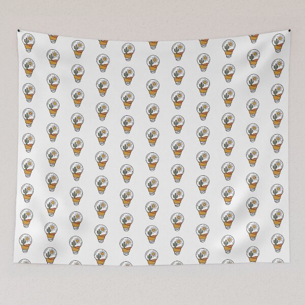 Item preview, Desert Cactus Landscape Inside a Lightbulb Graphic designed and sold by Opal Aura .