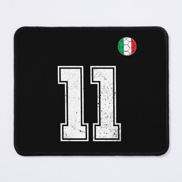 Item preview, Italy Soccer Number 11 Vintage Sports Fan designed and sold by RoyesButler.
