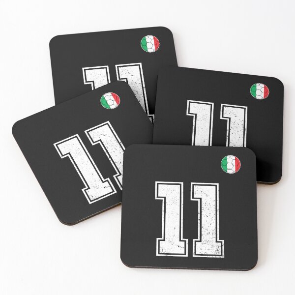 Item preview, Italy Soccer Number 11 Vintage Sports Fan designed and sold by RoyesButler.