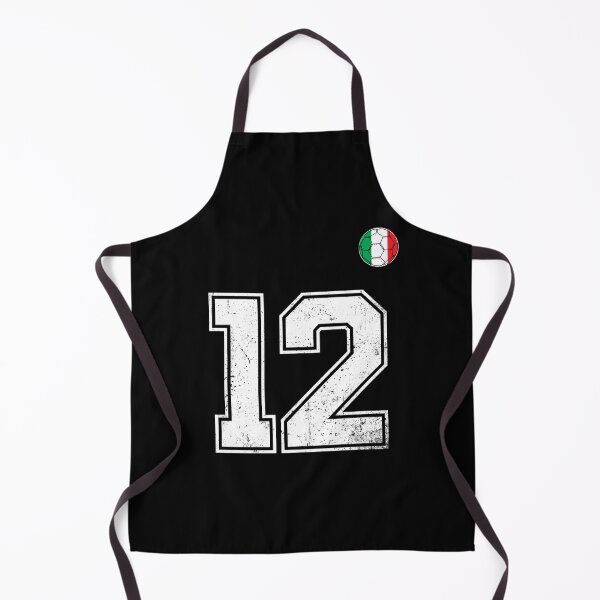 Item preview, Italy Soccer Number 12 Vintage Sports Fan designed and sold by RoyesButler.
