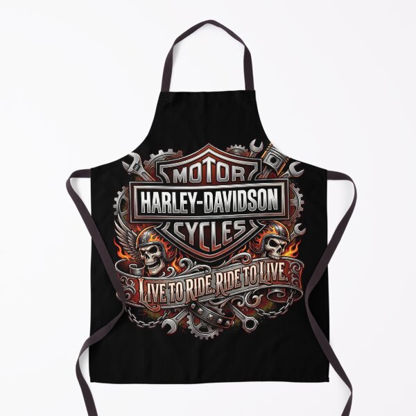 Item preview, Harley Davidson Live To Ride Ride To Live Vintage Biker Graphic designed and sold by enzoade.