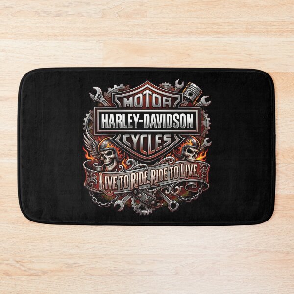Item preview, Harley Davidson Live To Ride Ride To Live Vintage Biker Graphic designed and sold by enzoade.