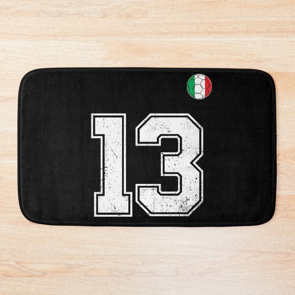 Item preview, Italy Soccer Number 13 Vintage Sports Fan designed and sold by RoyesButler.