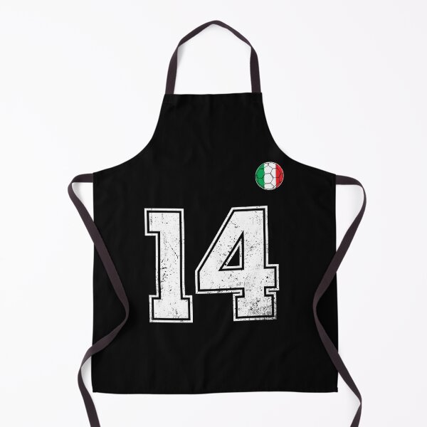 Item preview, Italy Soccer Number 14 Vintage Sports Fan designed and sold by RoyesButler.
