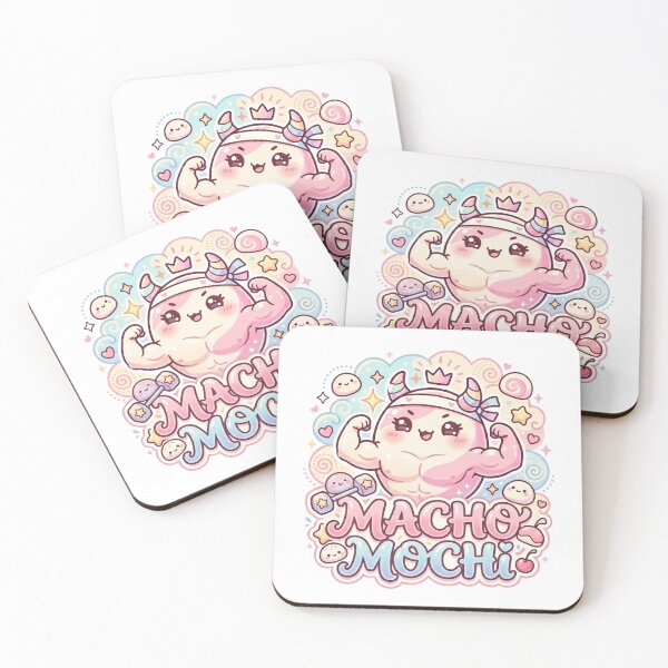 Item preview, Macho Mochi Muscle Kawaii Anime Art designed and sold by Shirt-Otakus.