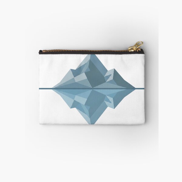 Item preview, Geometric Minimalist Blue Iceberg Ocean Graphic designed and sold by Opal Aura .