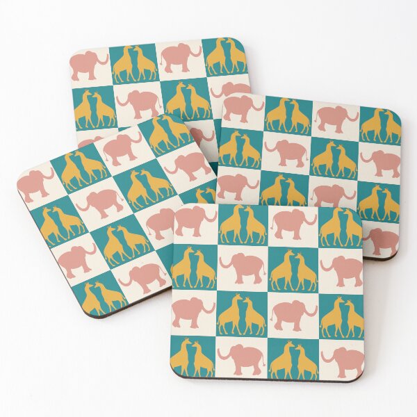 Item preview, Animal Checkers - Afrohemian Sunshine designed and sold by Vicci Lou Illustration .