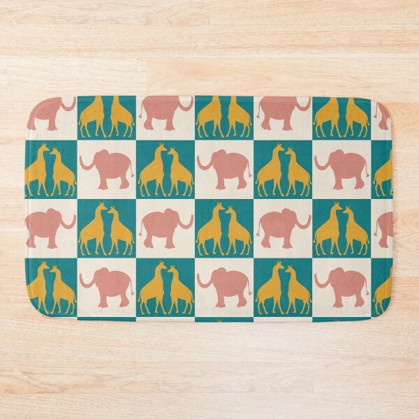 Item preview, Animal Checkers - Afrohemian Sunshine designed and sold by Vicci Lou Illustration .
