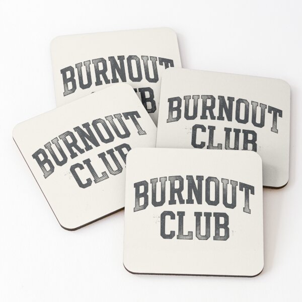 Item preview, Burnout Club Funny Student Shirt designed and sold by Amr Darwish Graphic designer.