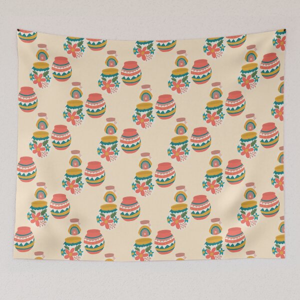 Item preview, Market pottery - Afrohemian Sunshine designed and sold by Vicci Lou Illustration .