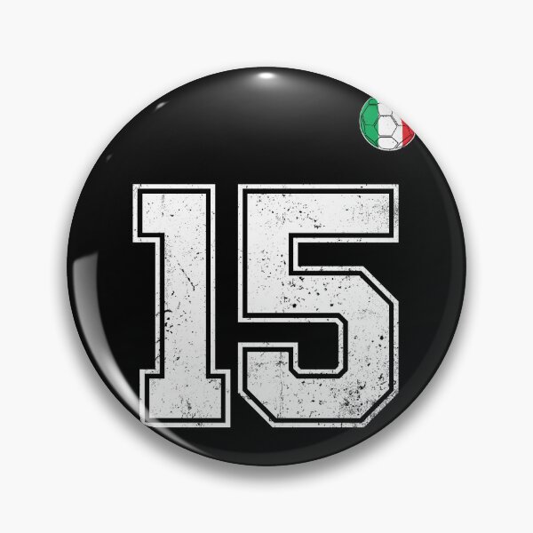 Item preview, Italy Soccer Number 15 Vintage Sports Fan designed and sold by RoyesButler.