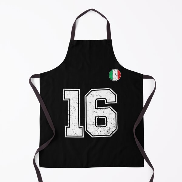Item preview, Italy Soccer Number 16 Vintage Sports Fan designed and sold by RoyesButler.